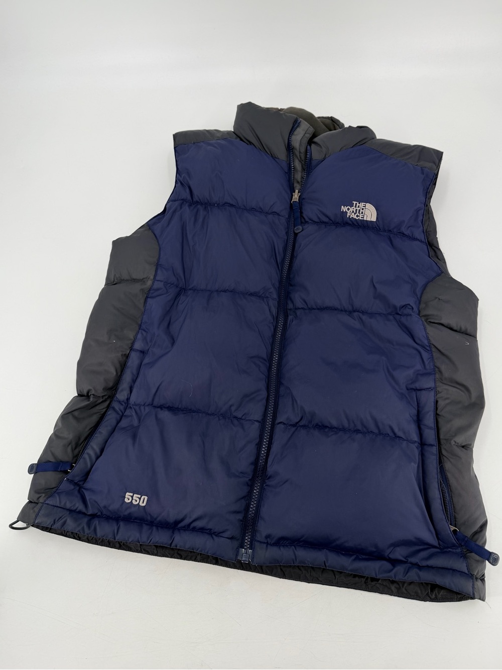 North Face Goose Down 550 Puffer Vest Mens Medium FLAWS